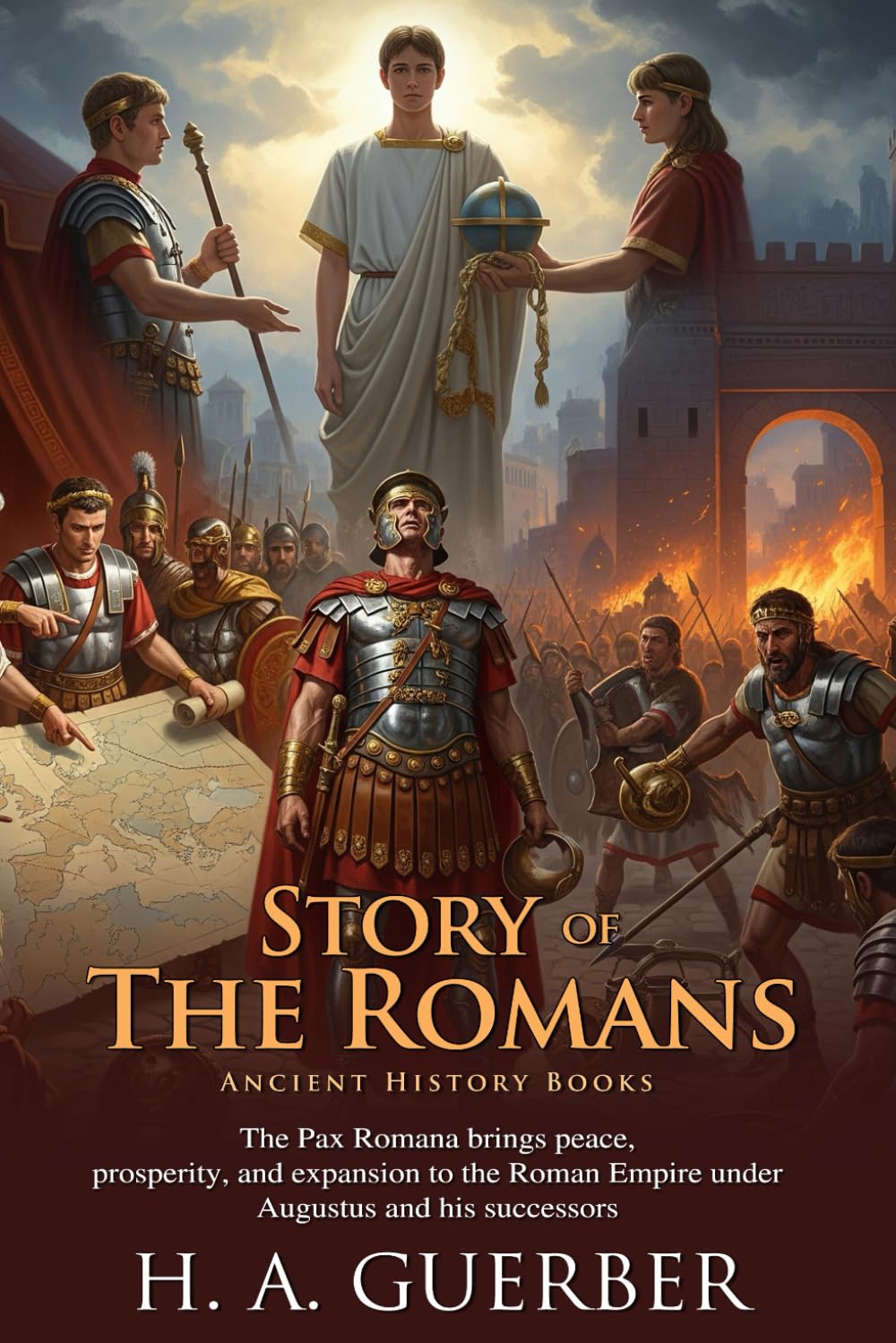 Story of the Romans: The Rise and Fall of Ancient Rome: A classic narrative of Roman civilization - Fully Illustrated Edition with Author Biography