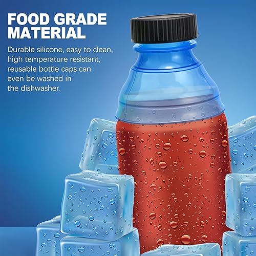 Miniatura 5 de 12 paquetes de tapas y fundas para latas de refresco, a prueba de derrames, para cerveza, jugo, bebidas energéticas, tapas reutilizables sin BPA