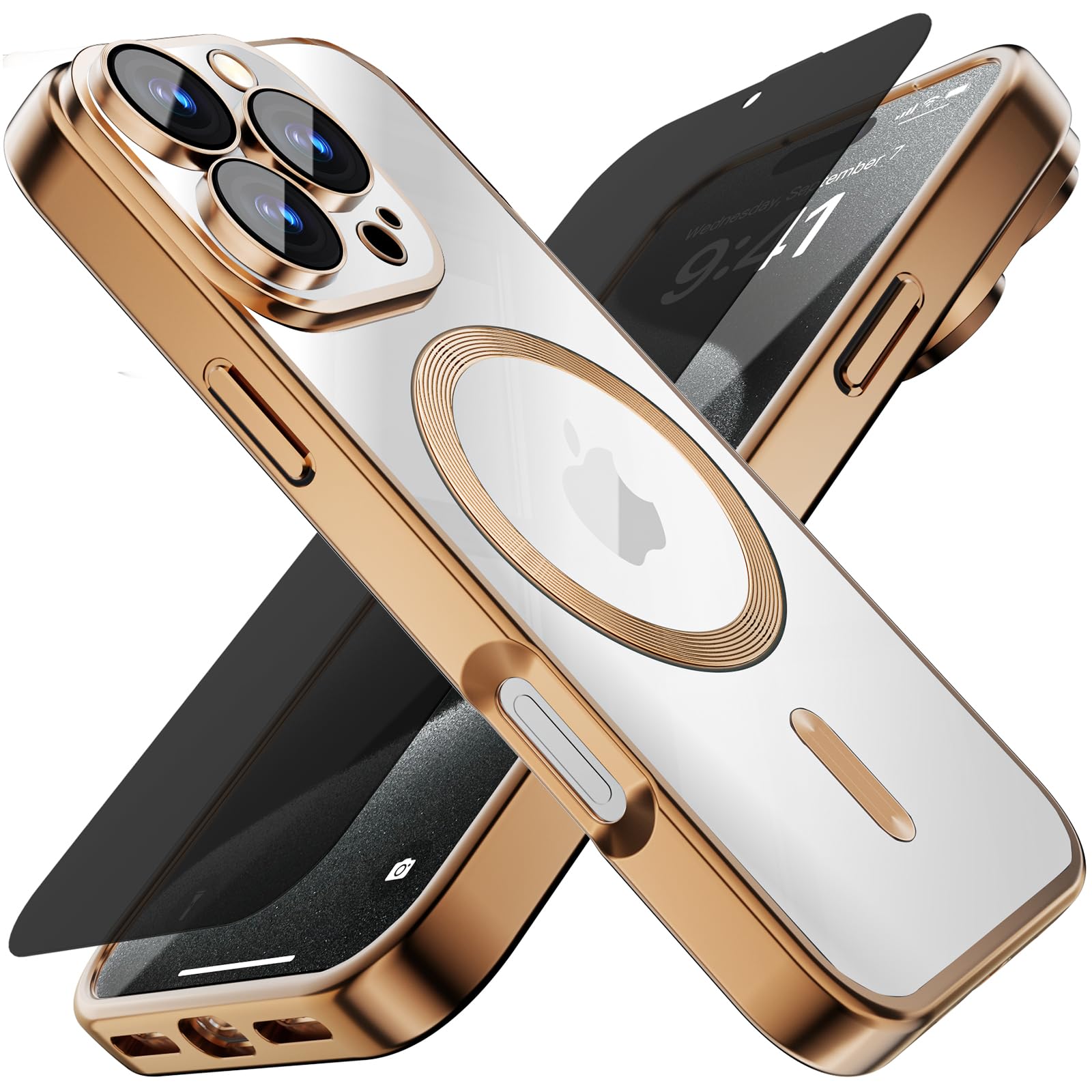 Amazon.com: Misscase for iPhone 16 Pro Case with Privacy Screen