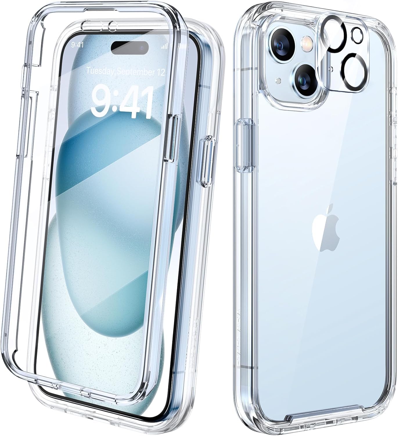 Diaclara für iPhone 17 Pro Hülle mit MagSafe, Militärschutz 360 Grad Vollschutz Schutzhülle mit integrierter Displayschutzfolie und Kameraschutz, Handyhülle Case für iPhone 17 Pro 6,3",Blau