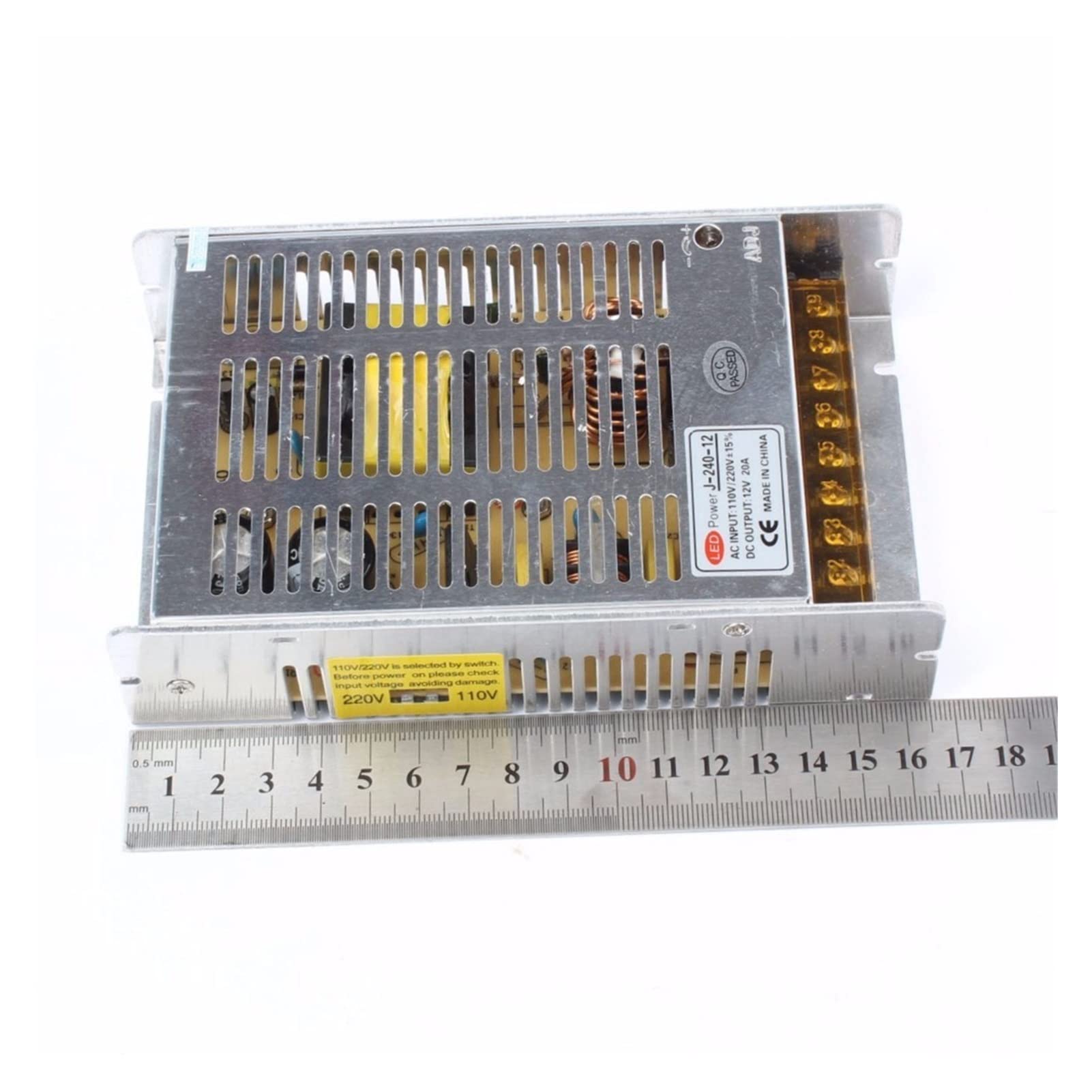 24V 1. 2V 10A 20A 240W Schaltnetztreiher-Treiber-Schalterspannungsstransformator for LED Streifen AC. Input an DC 12V. für 3D Drucker, CCTV Computer Labor(12V)