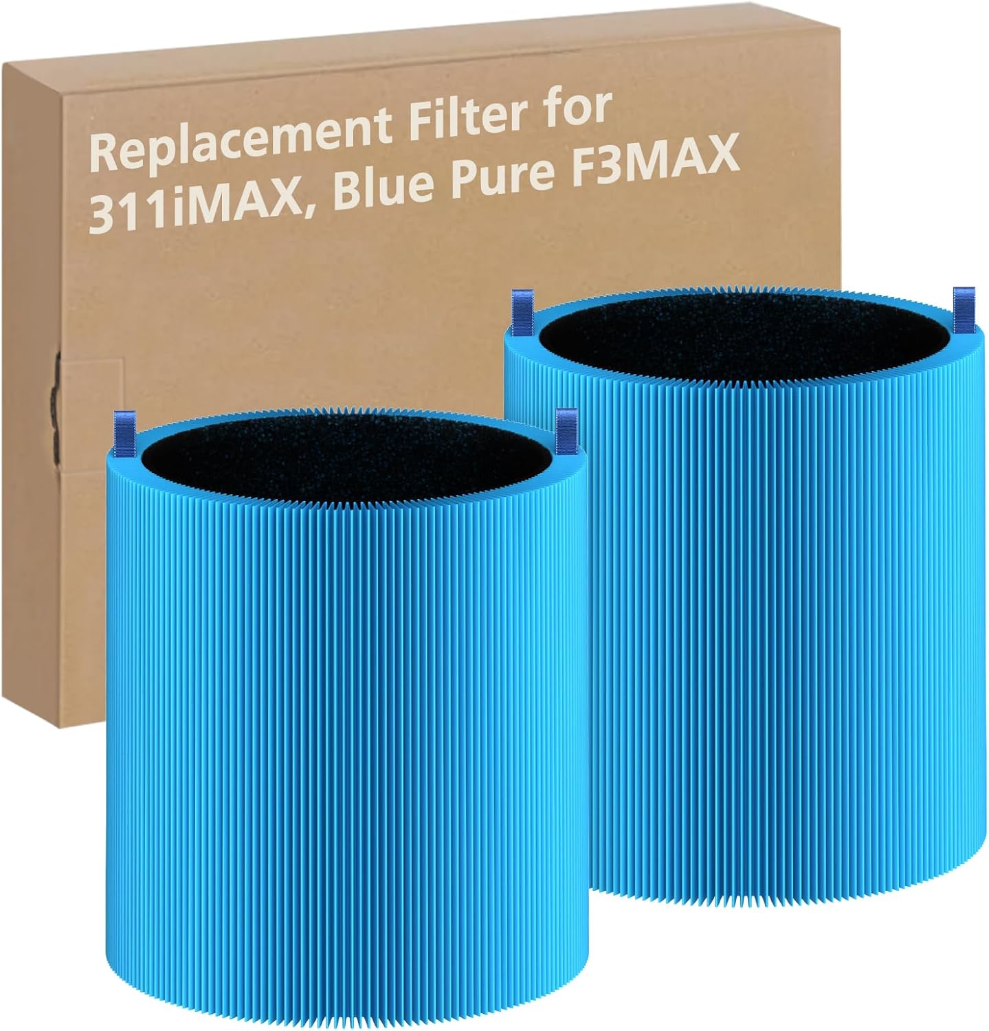 2 Pack 311i Max Replacement Filter, Compatible with Blue Pure 311i Max Air Purifier,True HEPA H13 Filter, Blue Pure F3MAX