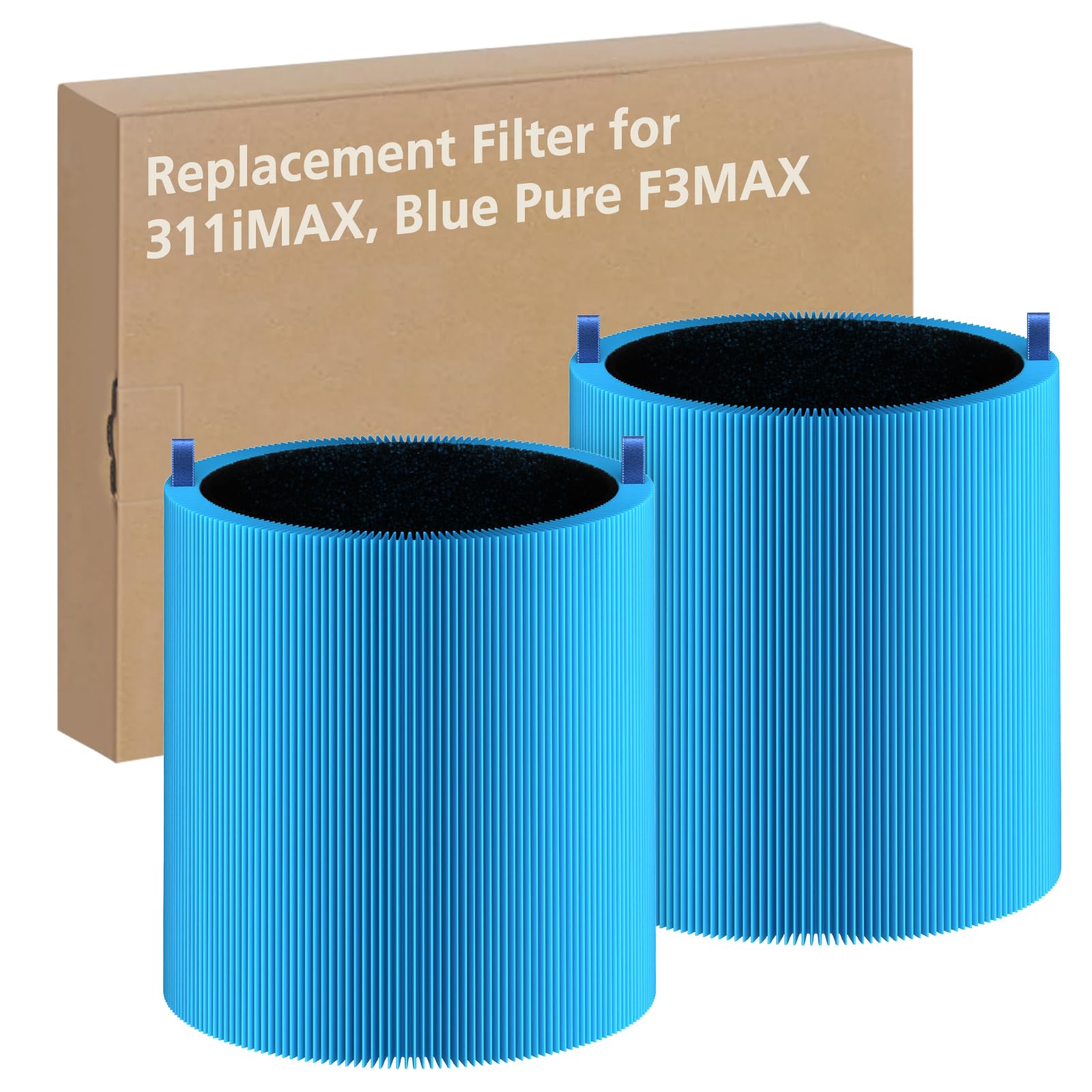 2 Pack 311i Max Replacement Filter for Blue Pure 311i Max Air Purifier