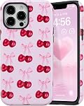 DEFBSC Case for iPhone 16 Pro Max, Cute Pink Bow Leopard Print Aesthetic Trendy Pattern for Women Girls Slim Durable Bumper Shockproof for iPhone 16 Pro Max Case, Bunny/Glossy