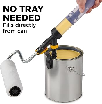 Wagner Spraytech PaintStick EZ Roller, Fillable handle Paint Roller