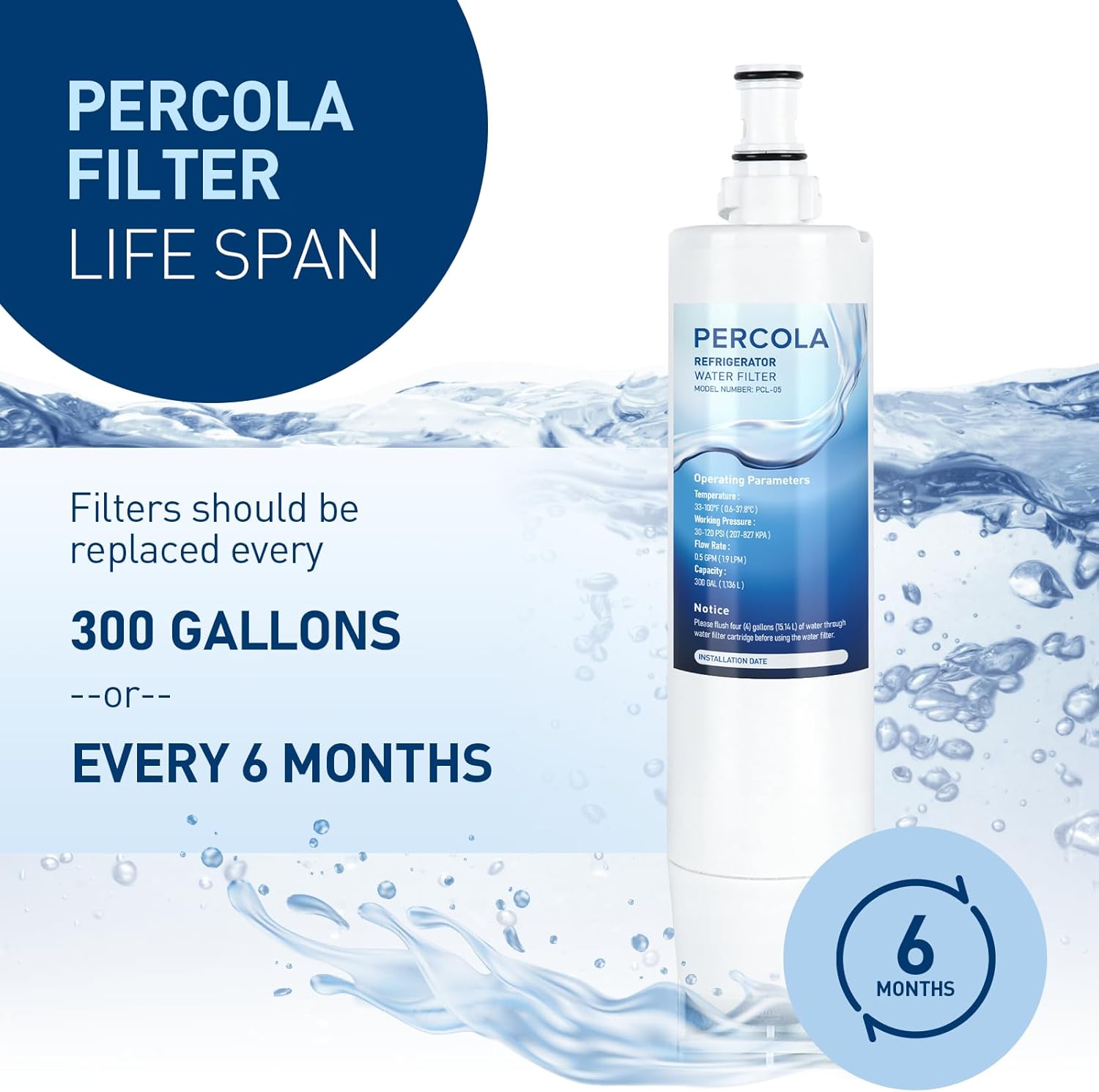 9085 Water Filter Replacement for Kenmore 46-9085, 9085, 4609085, 46-90102, 90102, 4690102, 46-9902, 46-9908, 9908 (2 Pack)