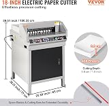 VEVOR Macchina Taglierina Elettrica per Cartone, Taglierina per Carta Commerciale Spessore di Taglio 40 mm, Macchina per Tagliare Carta da Ufficio Lama di Taglio tra 50 a 450 mm - 2