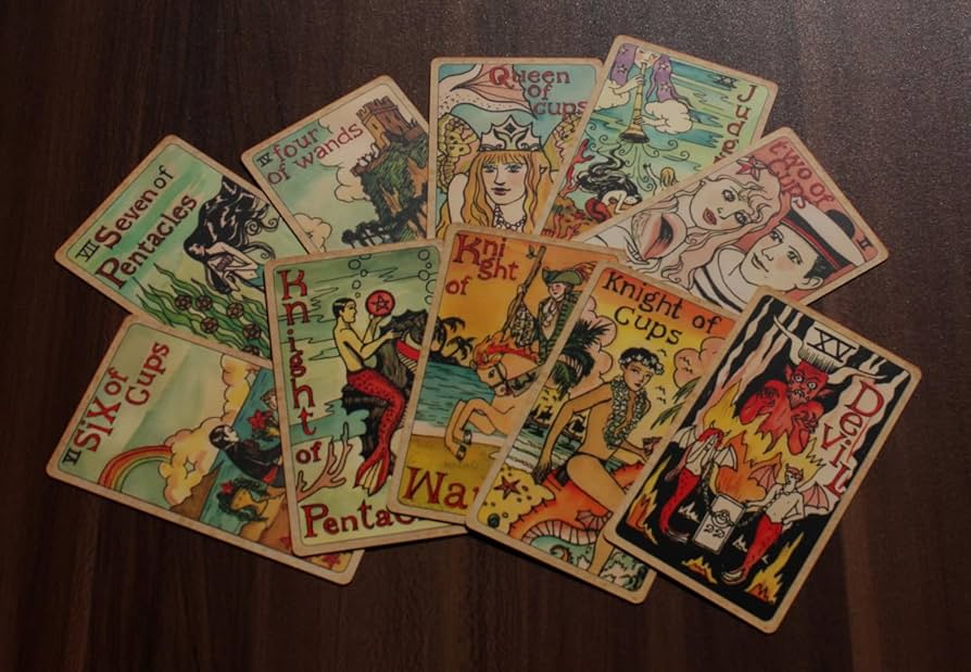 マーちゃん★タロット Amazon.co.jp: マーメイド タロット ゴールドエッジの豪華