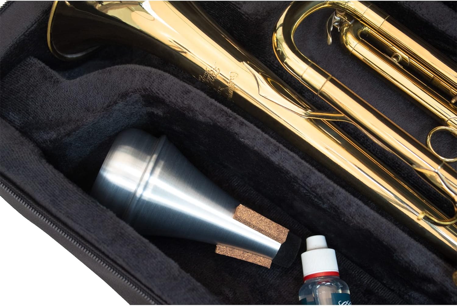 Protec Trumpet Straight Mute, Aluminum, Slim Profile (AM100), Silver : Musical Instruments