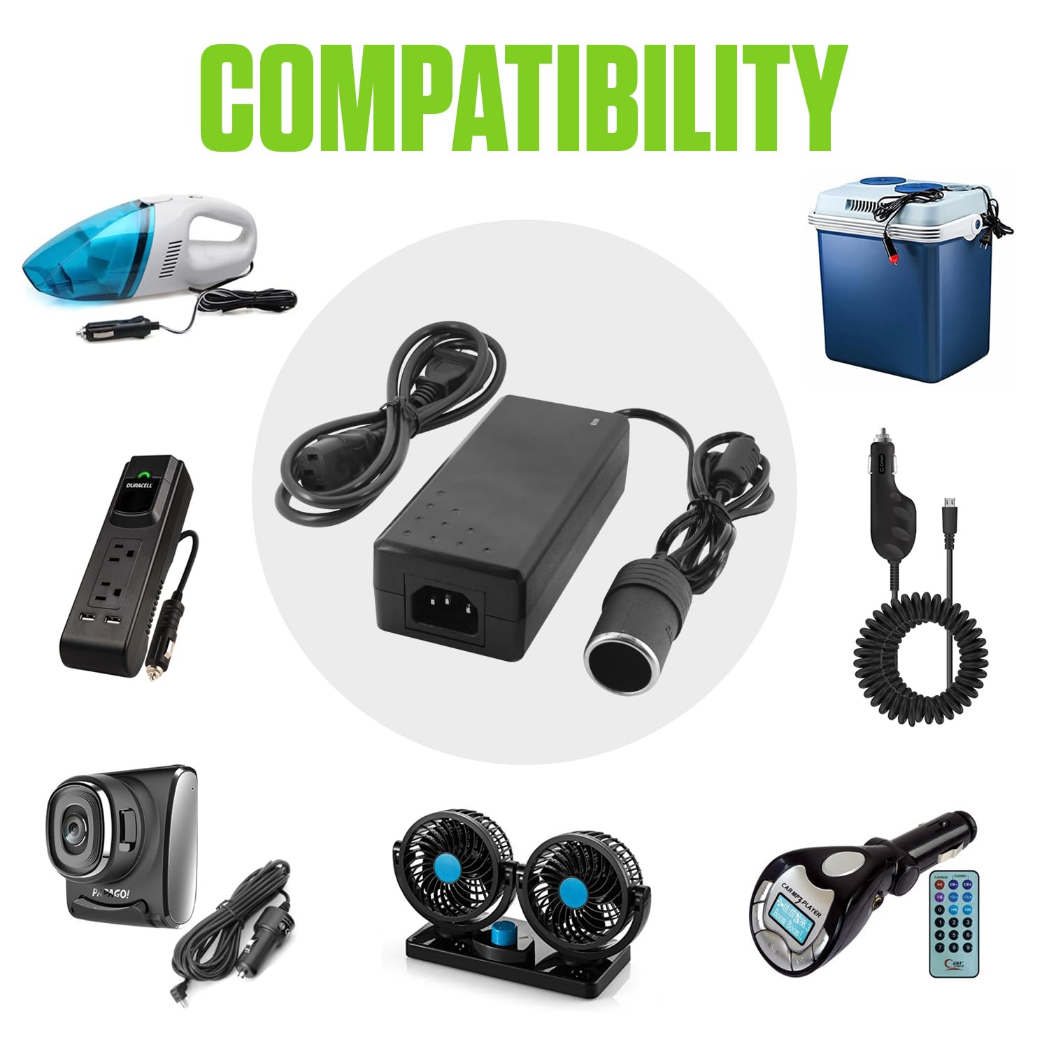 DC Car Charger for Portable Oxygen Units - VARON