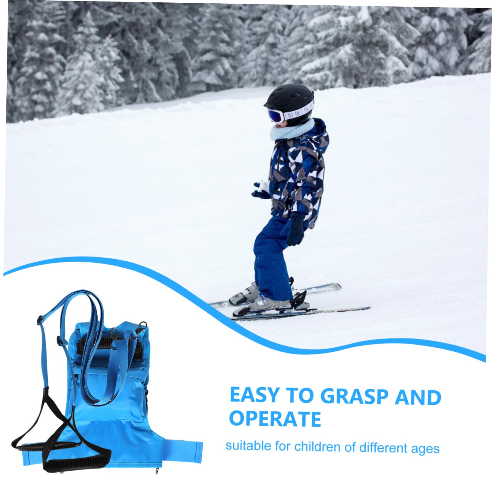 Children Ski Training Leash Accessoire pour Débutants Corde Entraînement Et Sécurisée pour Prévenir Les Chutes Ski