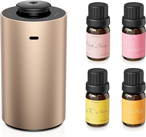 Miniatura 17 de Difusor de aceites esenciales sin agua para difusores de aromas de aromaterapia en el hogar, con 3 ajustes de temporizador de cuenta regresiva o