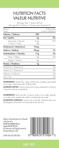 Miniatura 2 de BISCOTTEA Galletas de mantequilla de té verde matcha 8 galletas