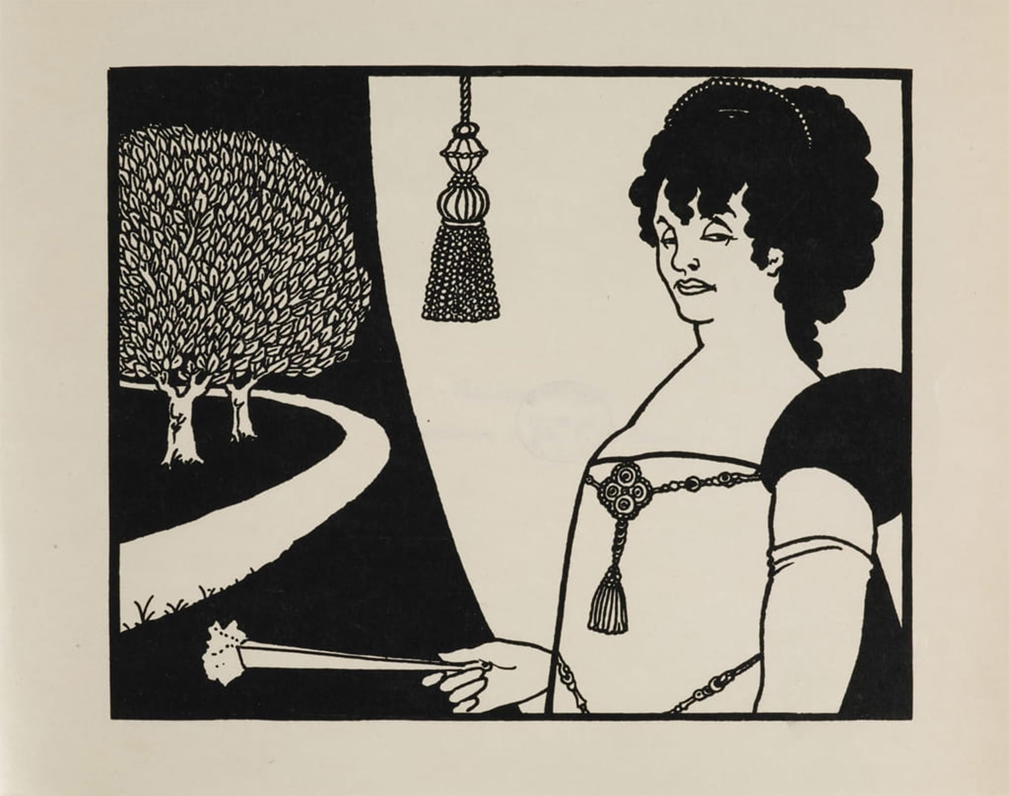 Impressions d'art mural Aubrey Beardsley pour grand mur vide