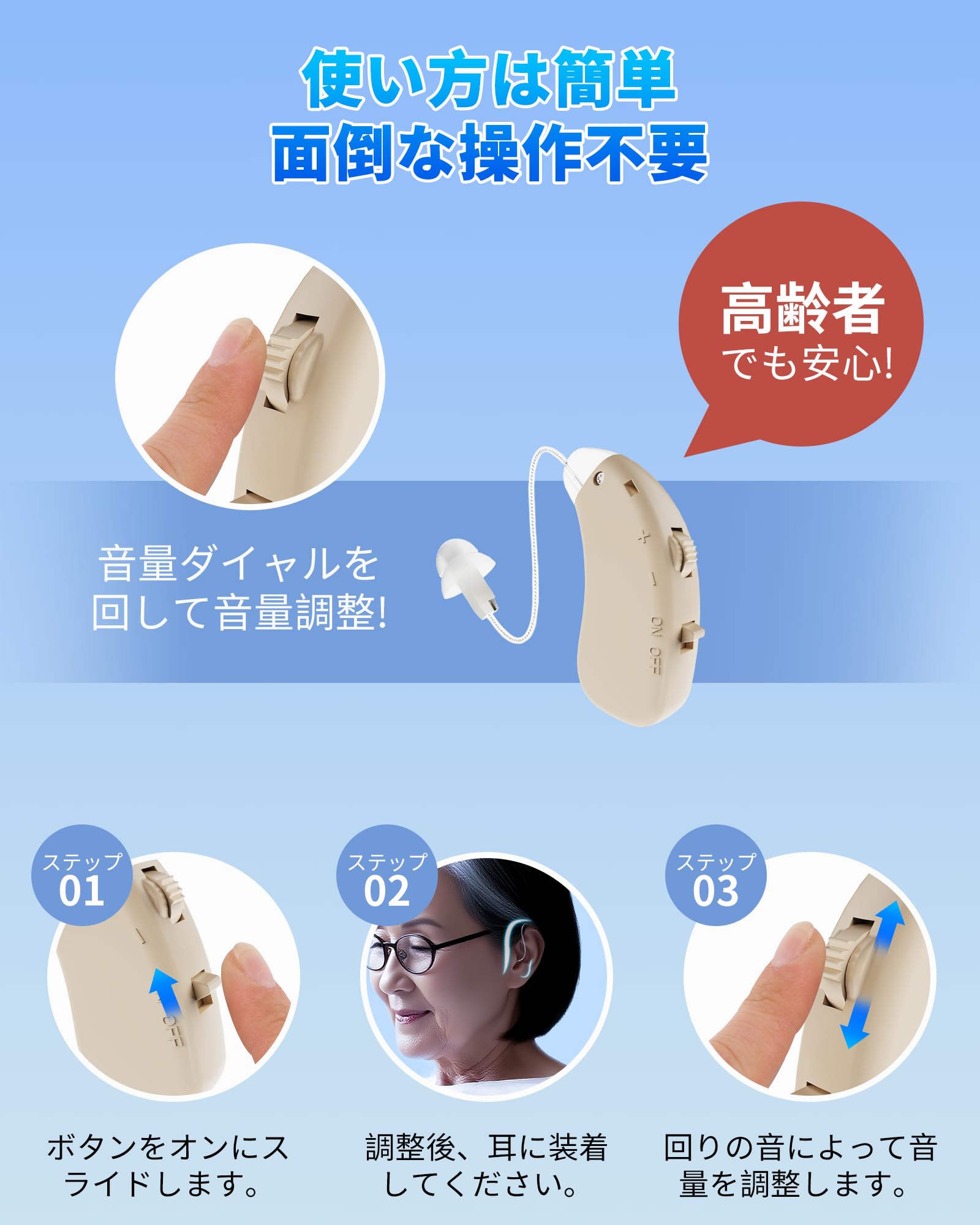 Amazon.co.jp: 集音器 高齢者 しゅうおんき【2026進化版！革命的な