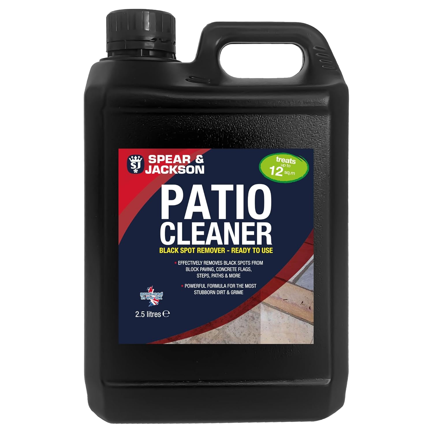 Spear & Jackson Black Spot Remover 2.5 Litre Ready to use Patio Cleaner