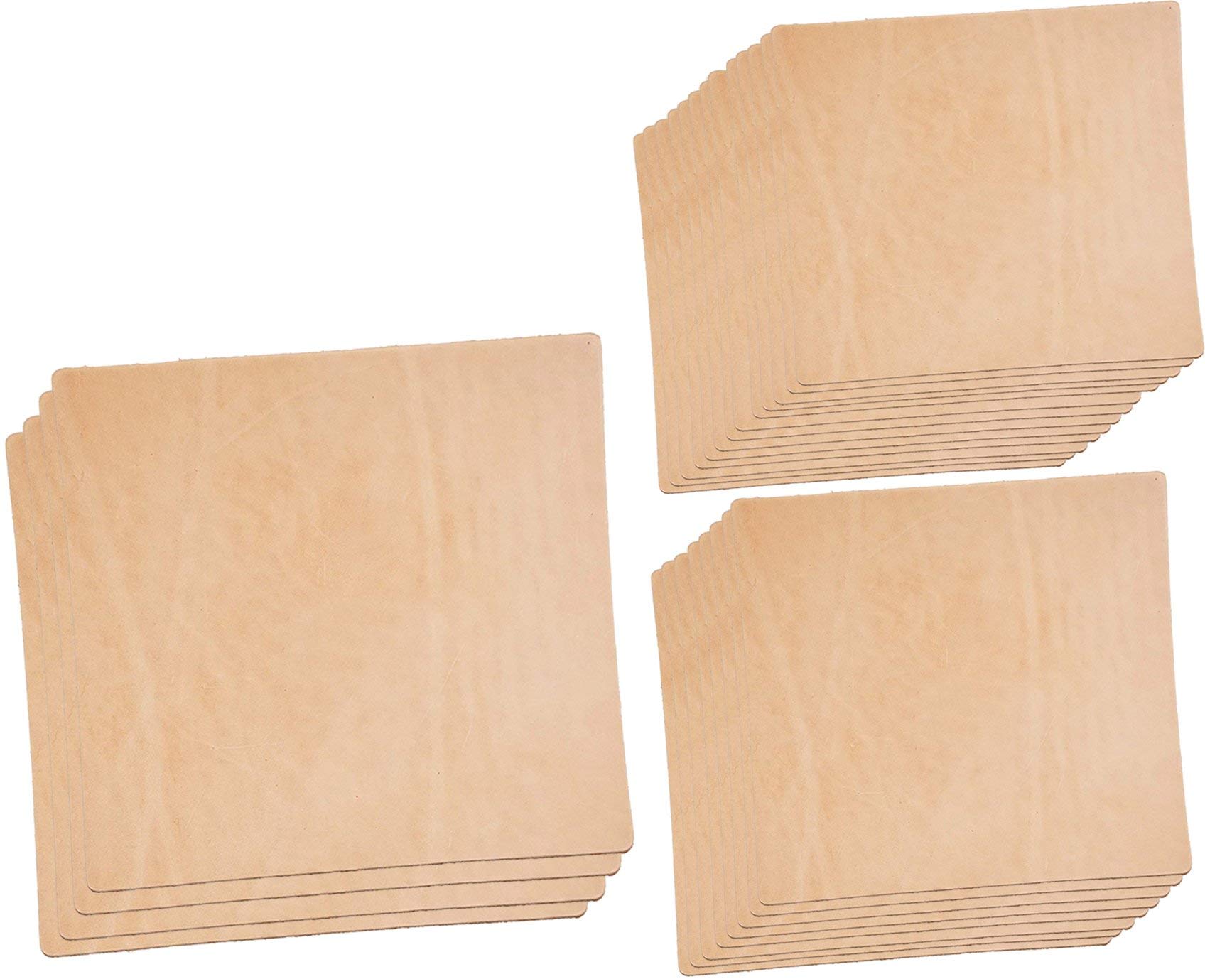 ELW Vegetable Tanned Leather Bundle Sets 5/6 Oz. (2-2.4 mm) Thickness Pre-Cut 6