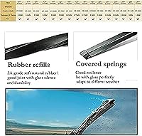 Vista 7 de Car rear windshield wiper kit For Kia Cerato 2003 2004 2005 2006 2007 2008 Back wiper blade washer