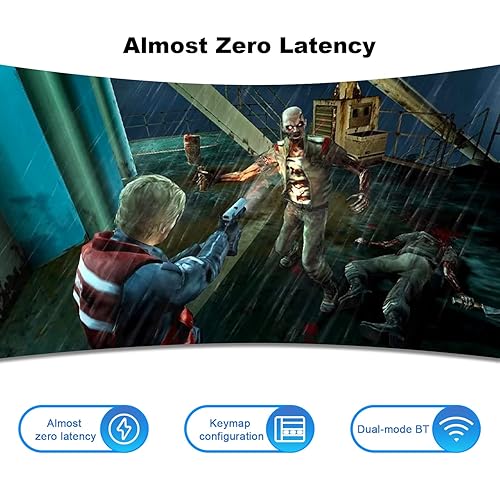 Miniatura 5 de Adaptador de controlador inalámbrico PS2PS1PS One - Compatible con actualización de firmware, BT de doble modo, configuración de mapa de teclas,