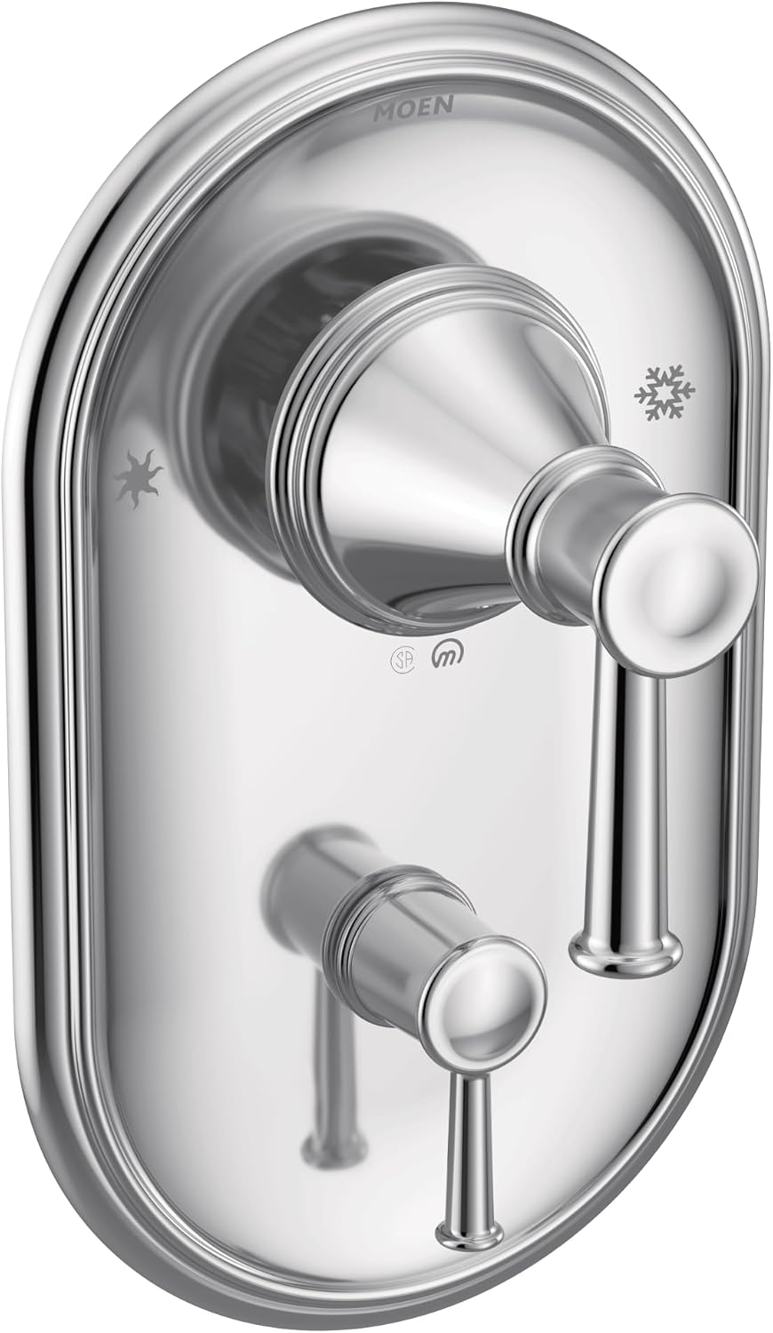 Moen Belfield Chrome Posi-Temp Shower Valve with Built-in 3-Function Transfer Valve Trim Kit, Valve Required, T2310