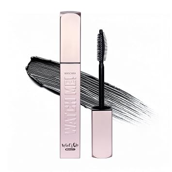 Whats Up Beauty - Watch Me! Black Volumizing and Lengthening Mascara with Peptide and Vitamin B5 Clean Made in Italy Cruelty Free Eye Lashes Makeup