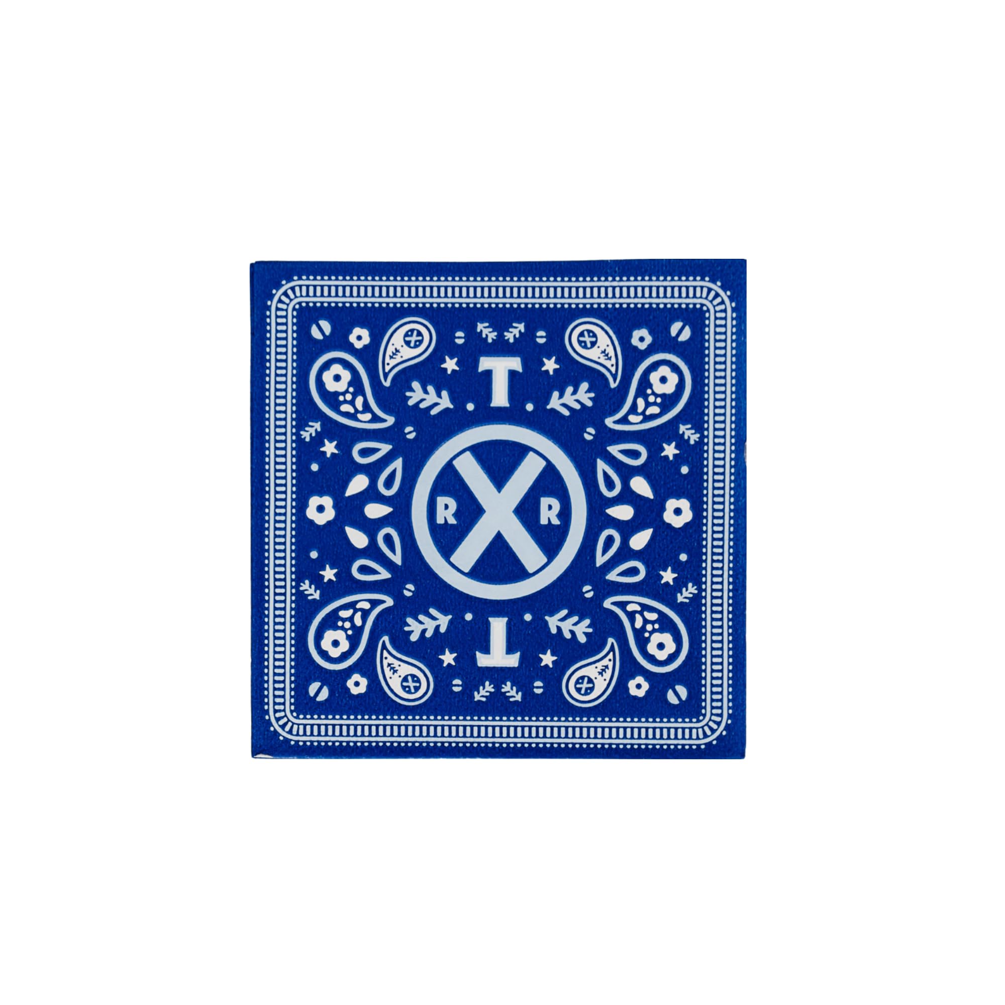 Bonjour Fete THOMAS & FRIENDS™ Small Blue Bandana Napkins - THOMAS & FRIENDS™ Train Themed - Birthday Party Supplies - Disposable Party Napkins - Officially Licensed - Folded 5” (24 Pack)