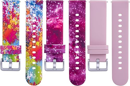 Chofit Paquete de 5 correas compatibles con Verizon Gizmo Watch 3 2 1para Gabb Watch 3 2 1 para niños, banda de 0.787 pulgadas de liberación rápida