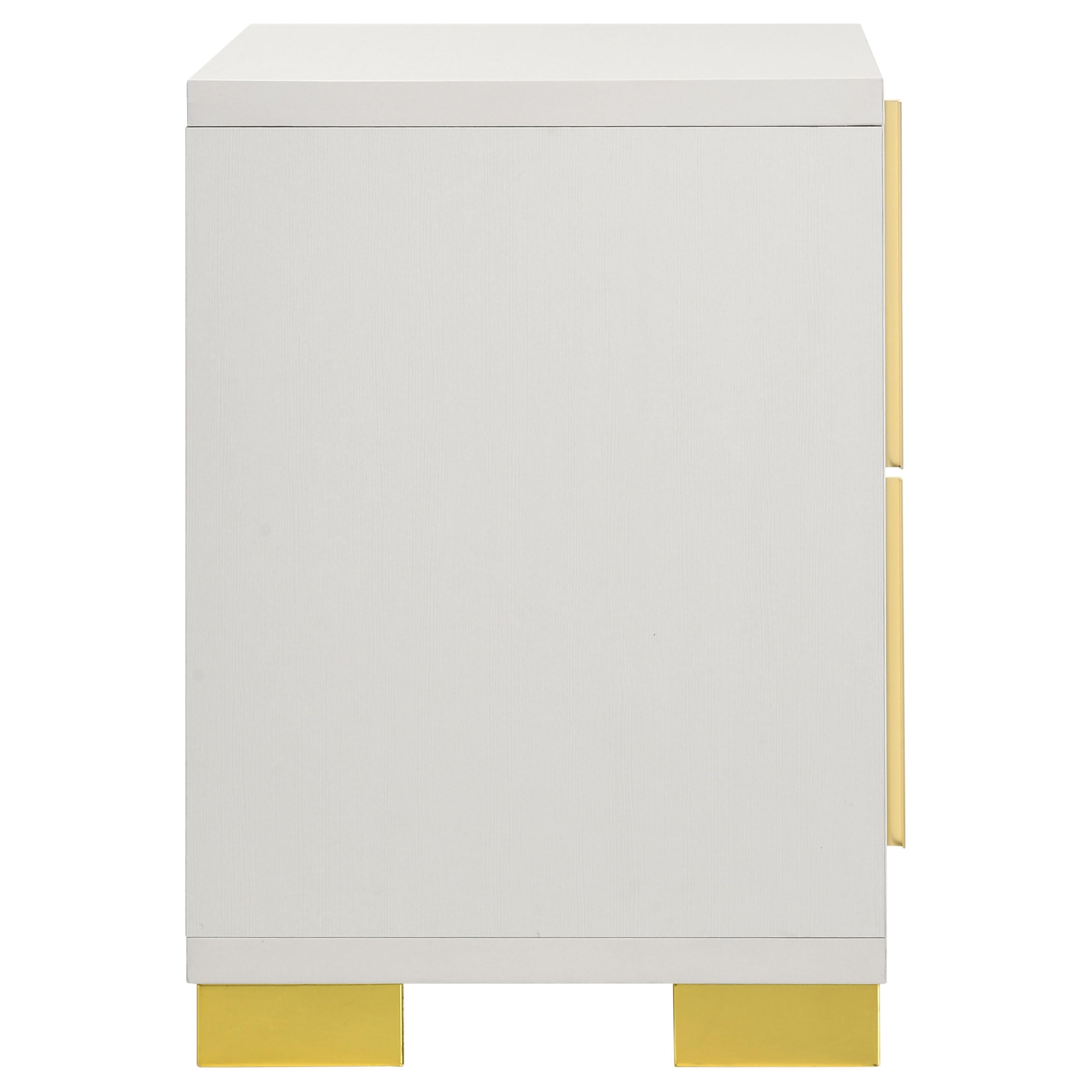 Coaster Marceline Nightstand, White