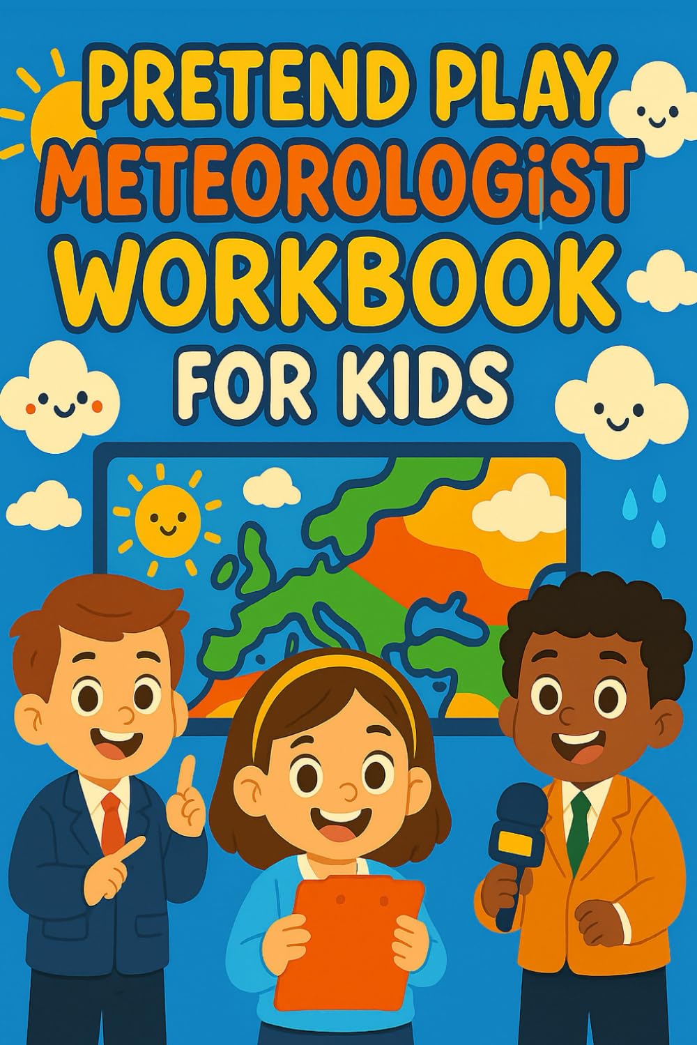 Pretend Play Meteorologist Workbook for Kids: Fun Weather Reporter Role Play Activities, Storm Tracking, Water Cycle Science, Awards and Certificates. ... skills for ages 5 - 9 (Pretend Play Series)