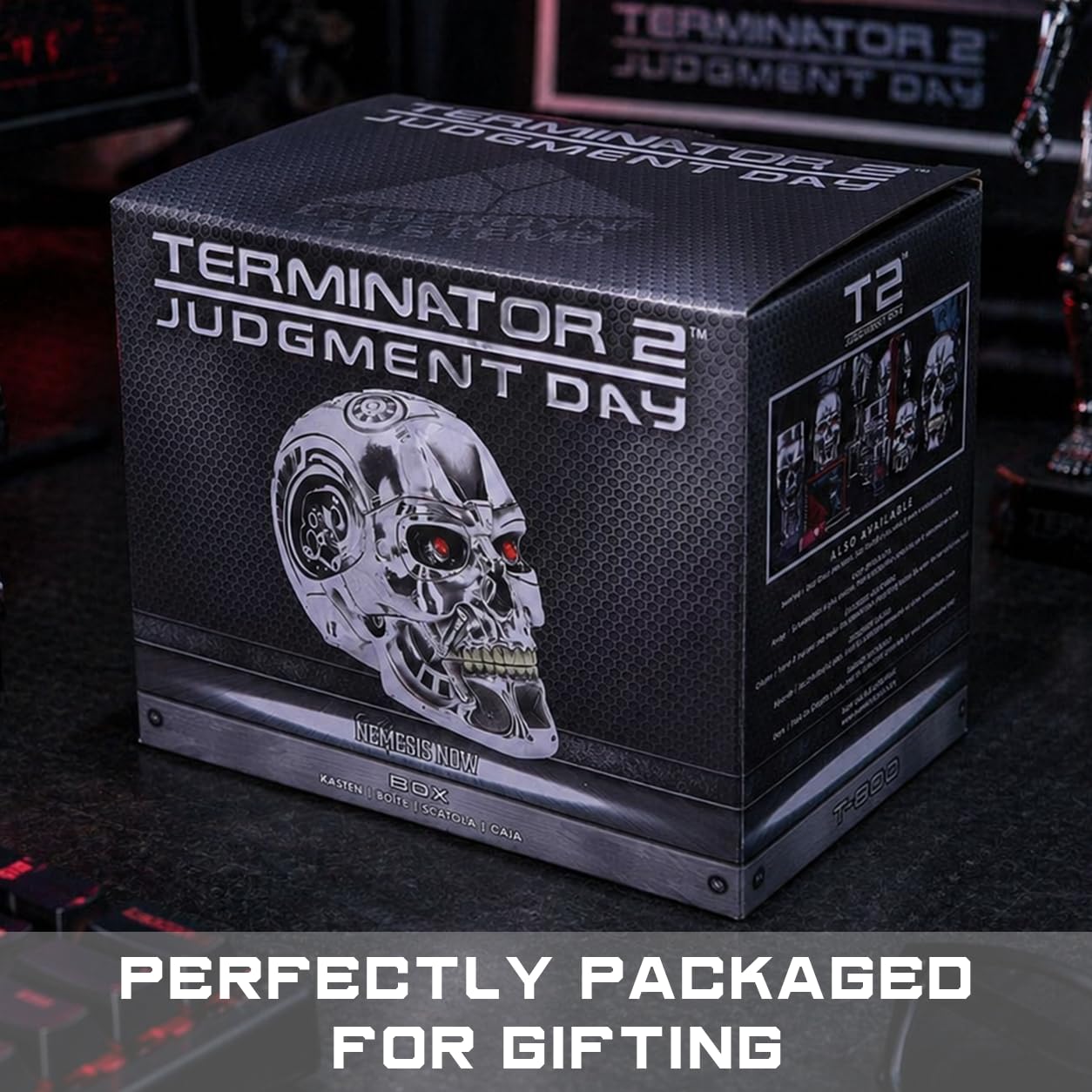 Amazon.com: Terminator Nemesis Now T- Box 18cm Silver, Resin Amazon.com: Terminator Nemesis Now T- Box 18cm Silver, Resin