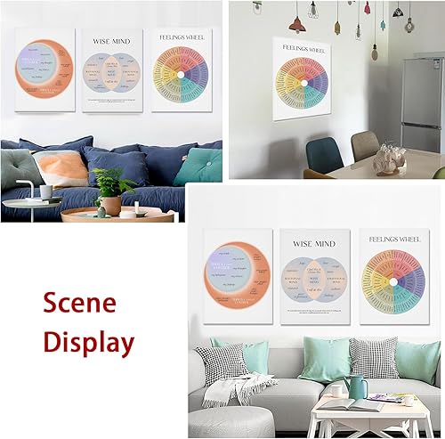 Miniatura 7 de 3 carteles de salud mental, carteles de salud mental, terapia de ansiedad, póster motivacional, decoración de pared de salud mental, suministros de