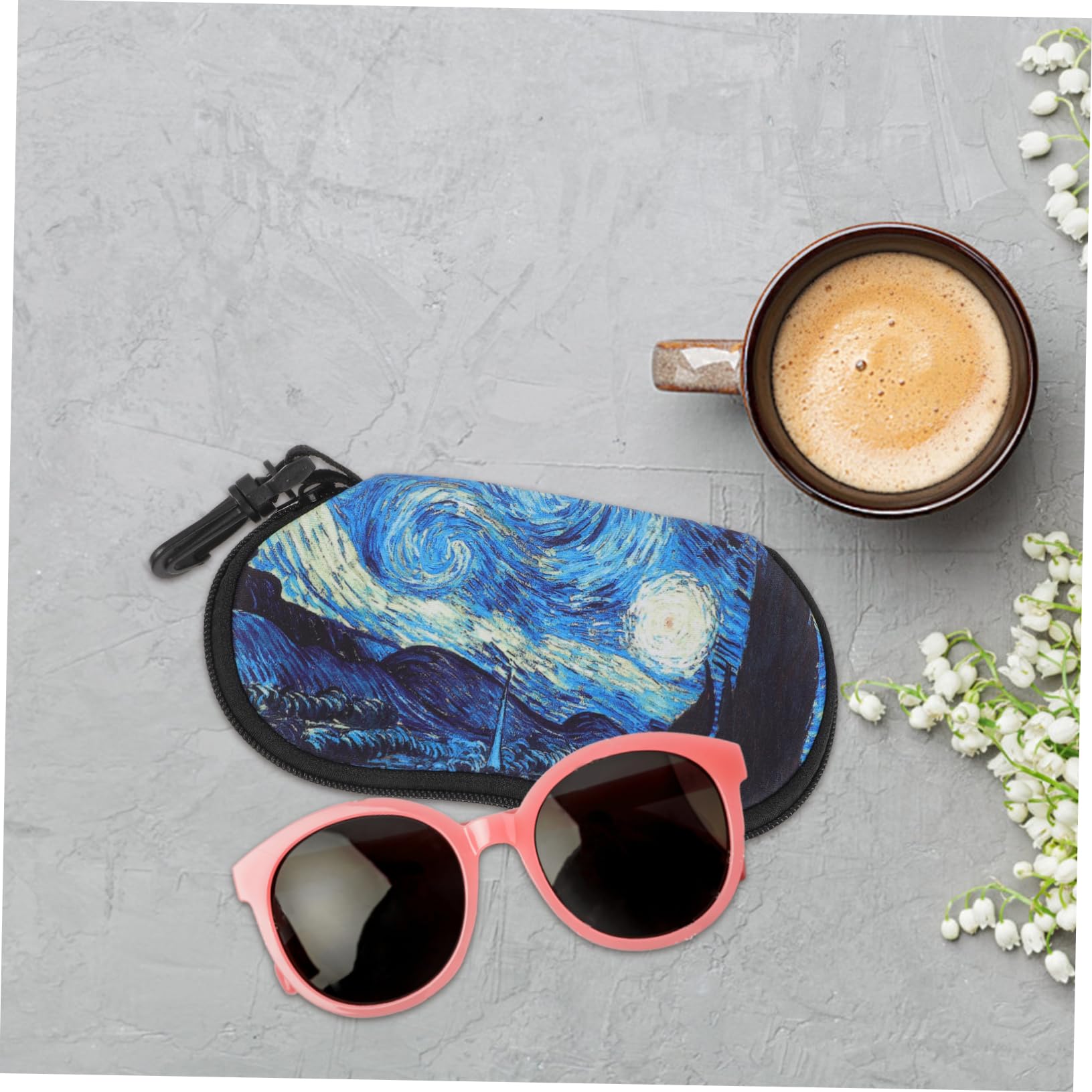 8piezas Estuche De Gafas Organizador De Funda Protectora Para Gafas y Para Hombres y Mujeres