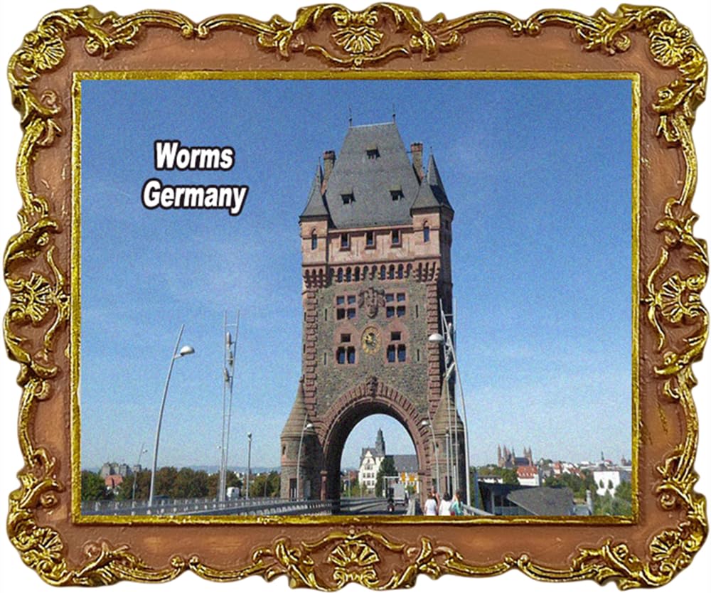 Worms Niemcy pamiątki z podróży magnesy na lodówkę atrakcje miasto magnes na lodówkę