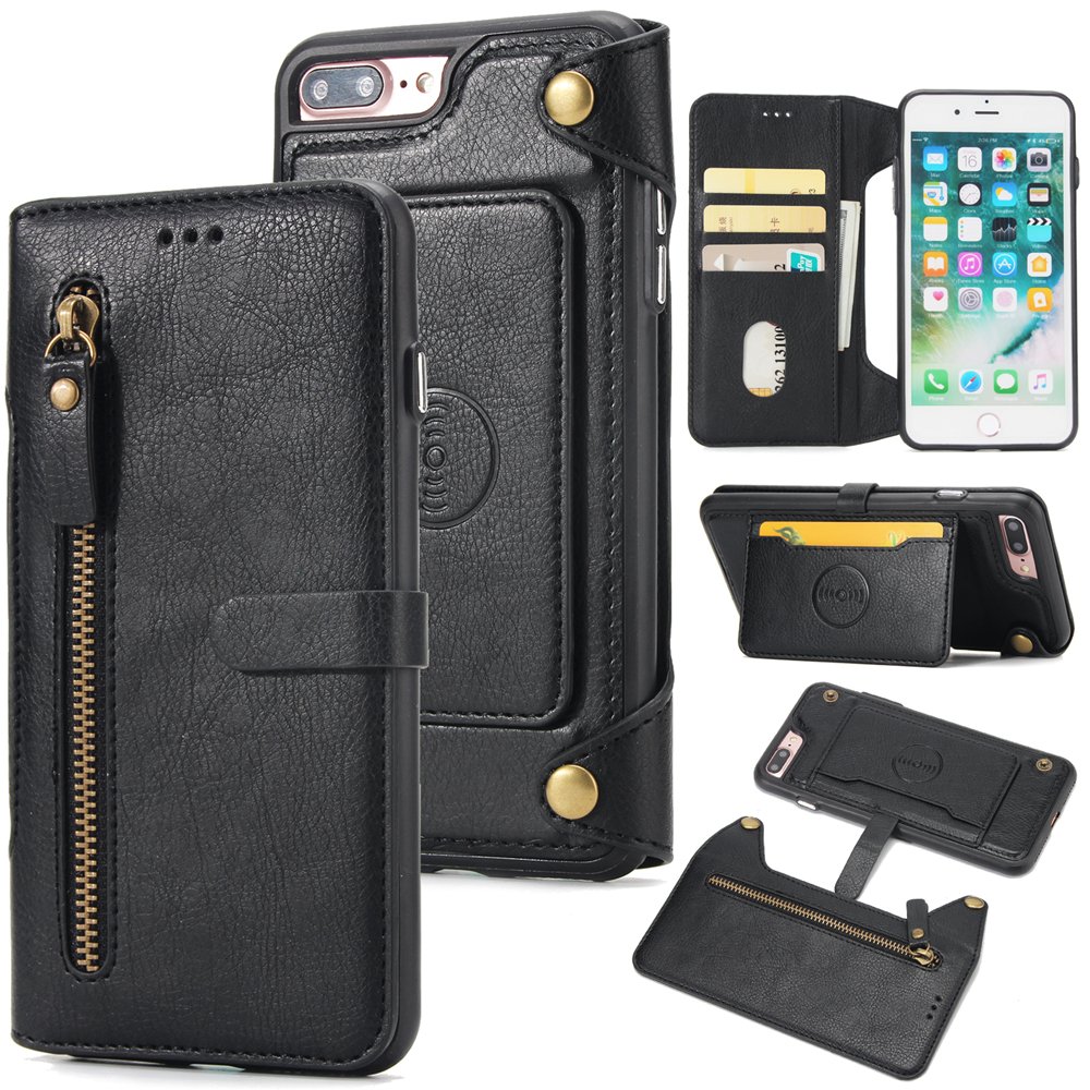 (for iPhone 7 Plus iPhone 8 Plus) Flip Wallet Case Cover and 360 Degree Full Amazon.in