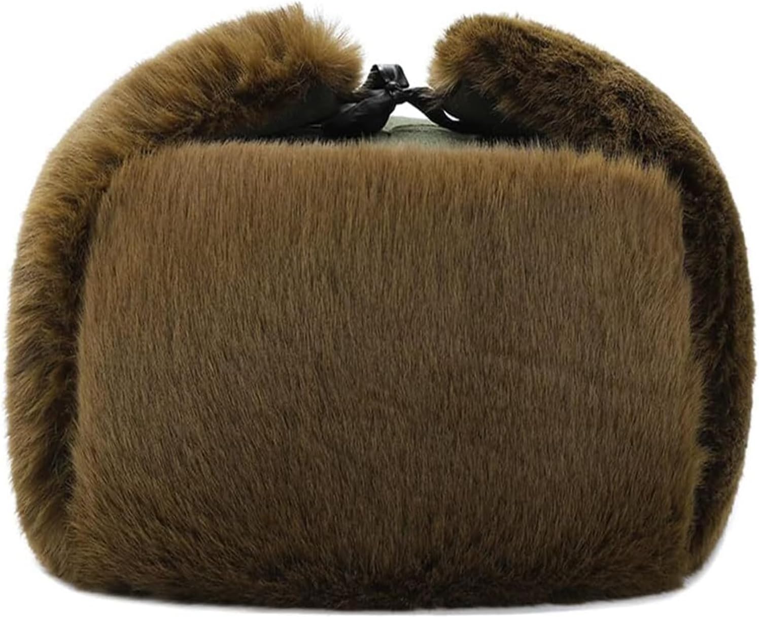 Trapper Hat, Trooper Hat, Leather Aviator Trapper Winter Fur Hat for Men Women