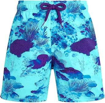 Boys Stretch Swim Shorts Coral Reef