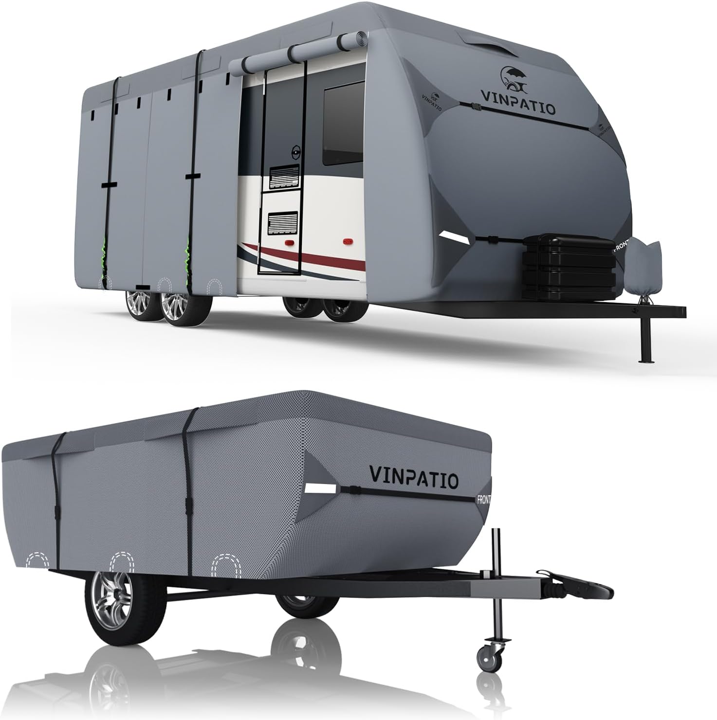RV Cover with Pop Up Camper Cover
