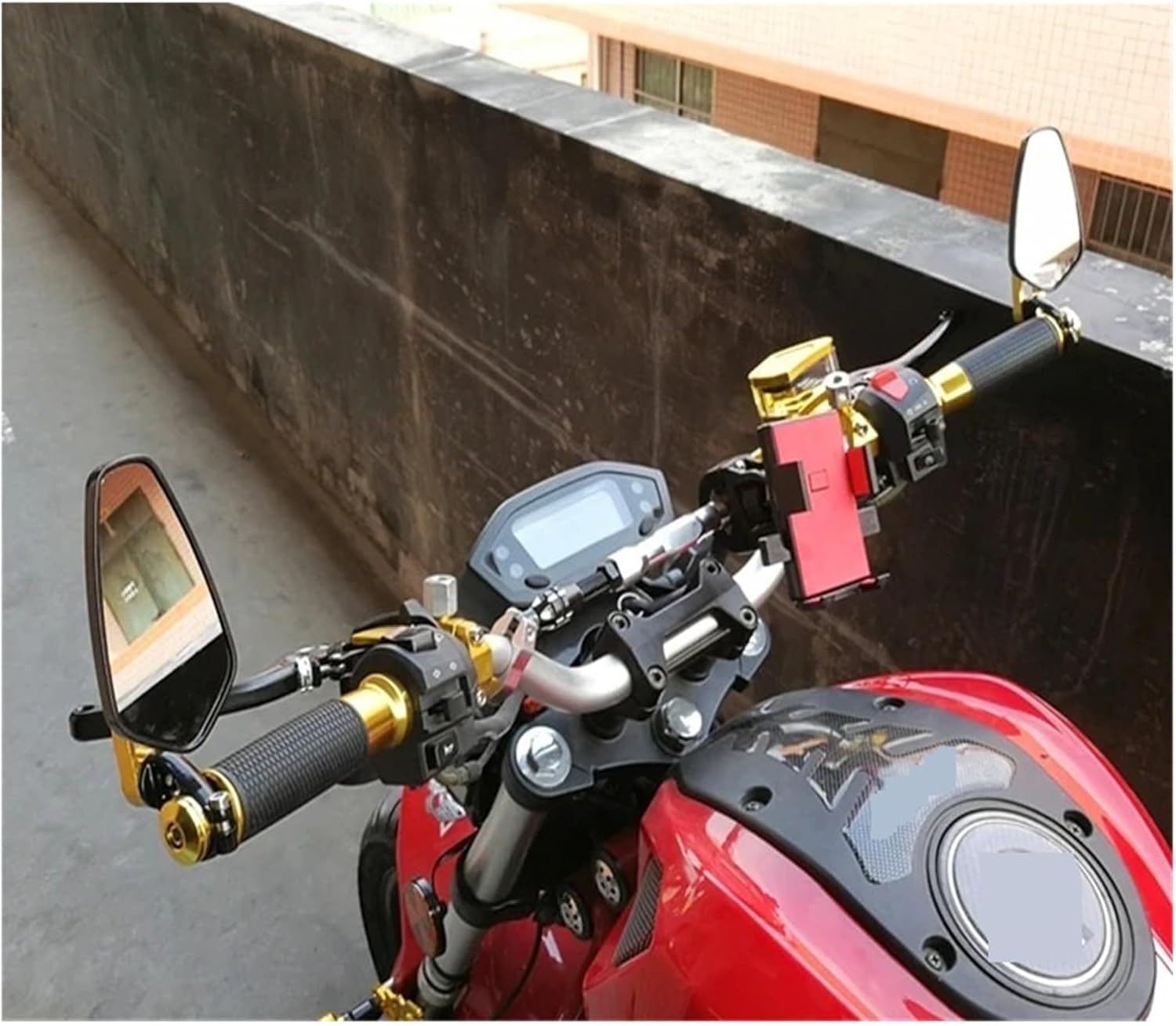 サイドミラー に適合する1ペア 7/8インチ 22mm に適合するオートバイ に適合するバックミラー ユニバーサル スクーター バー