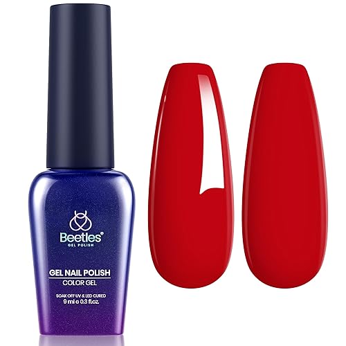 Miniatura 377 de Beetles Nude - Esmalte de uñas en gel natural de 15ml/0.5 onzas líquidas, color neutro, color crema, translúcido, lámpara LED UV para uñas, 15ml/0.5