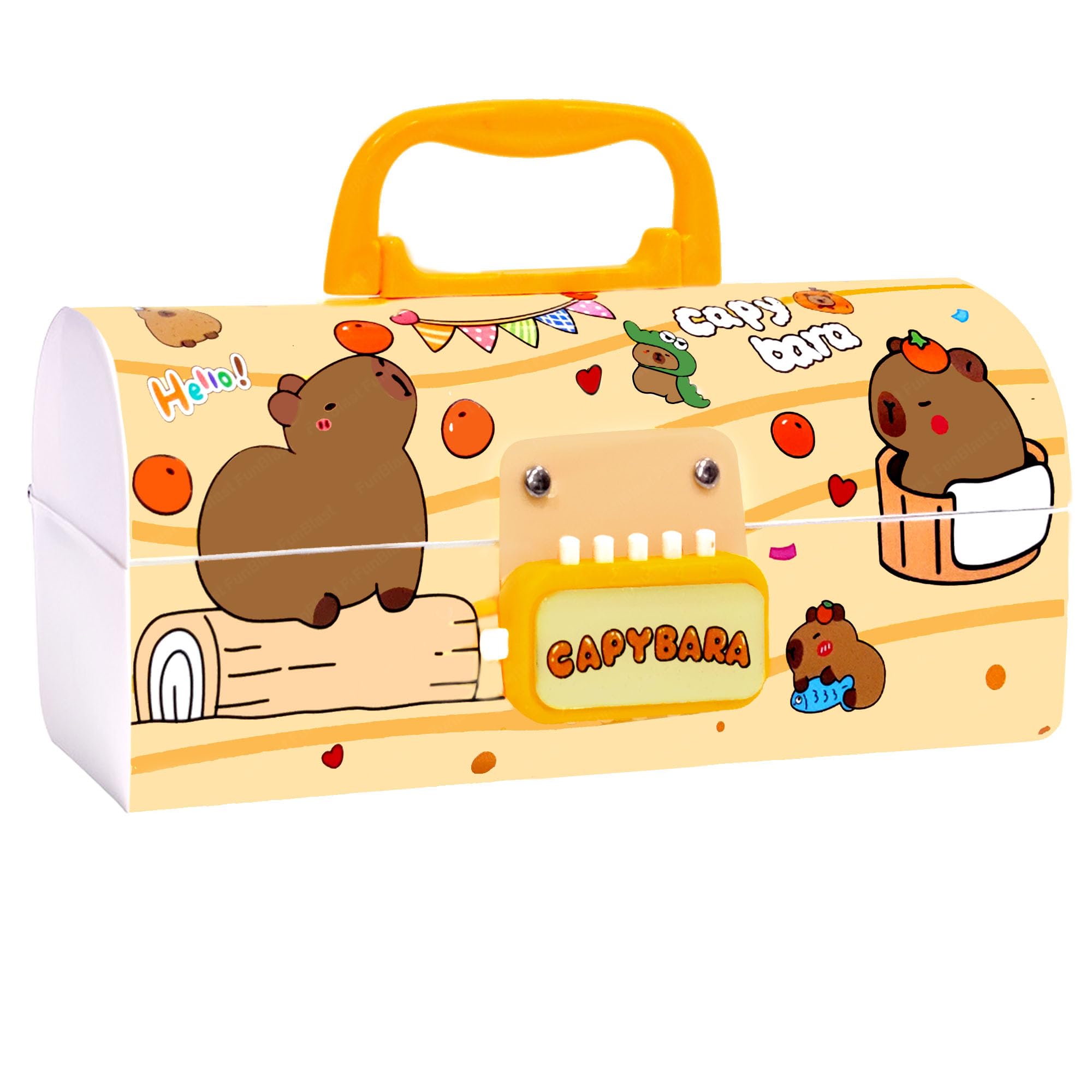 FunBlast Plastic Capybara Pencil Case - Suitcase Style Password
