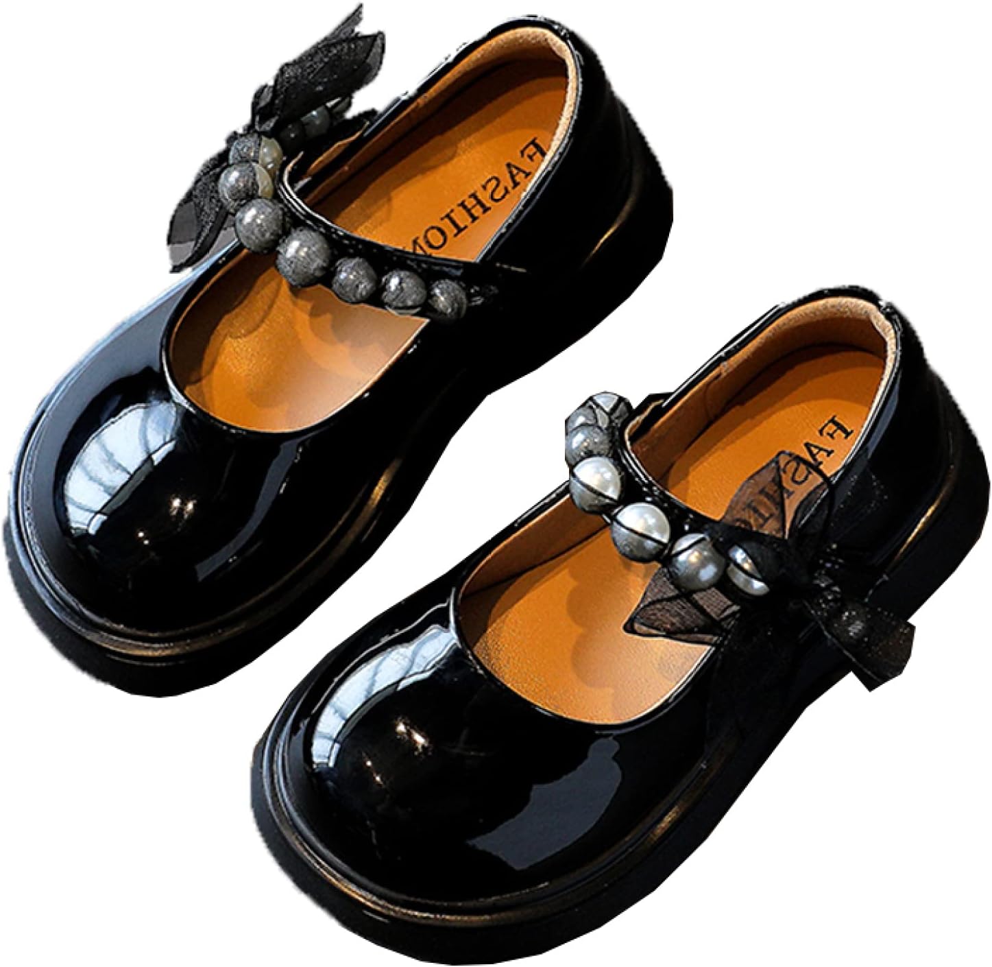 [KLIAN] 蝶結び プリンセスシューズ キッズ 女の子 靴 フォマールシューズ 子供 発表会 靴 エナメル ベビー 22.5cm