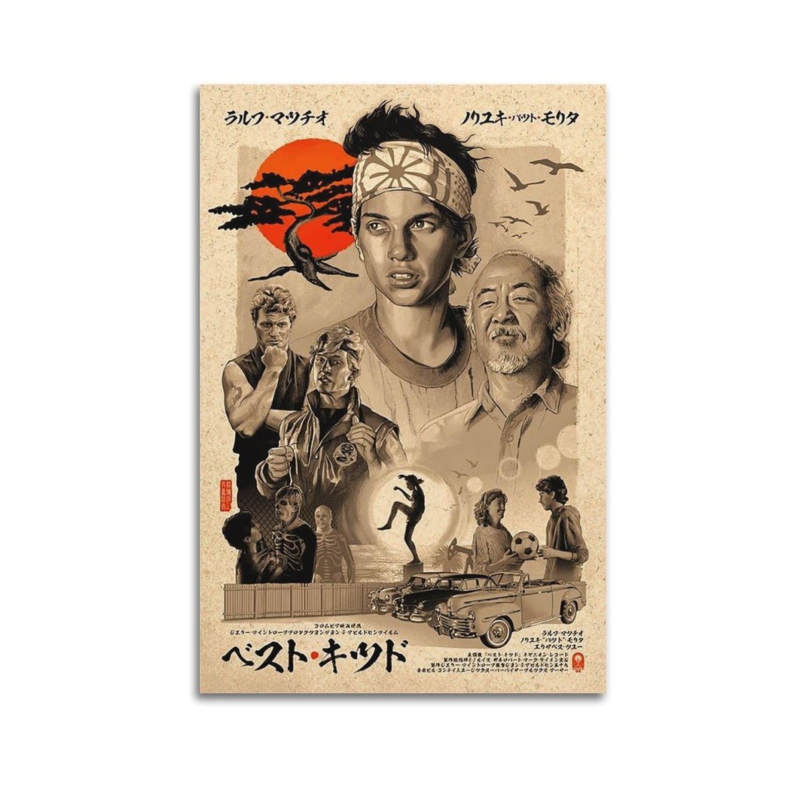 FDRPMHC The Karate Kid Canvas Wall Art Decor Living Room Modern Family Bedroom 24x36inch(60x90cm) Unframe-style