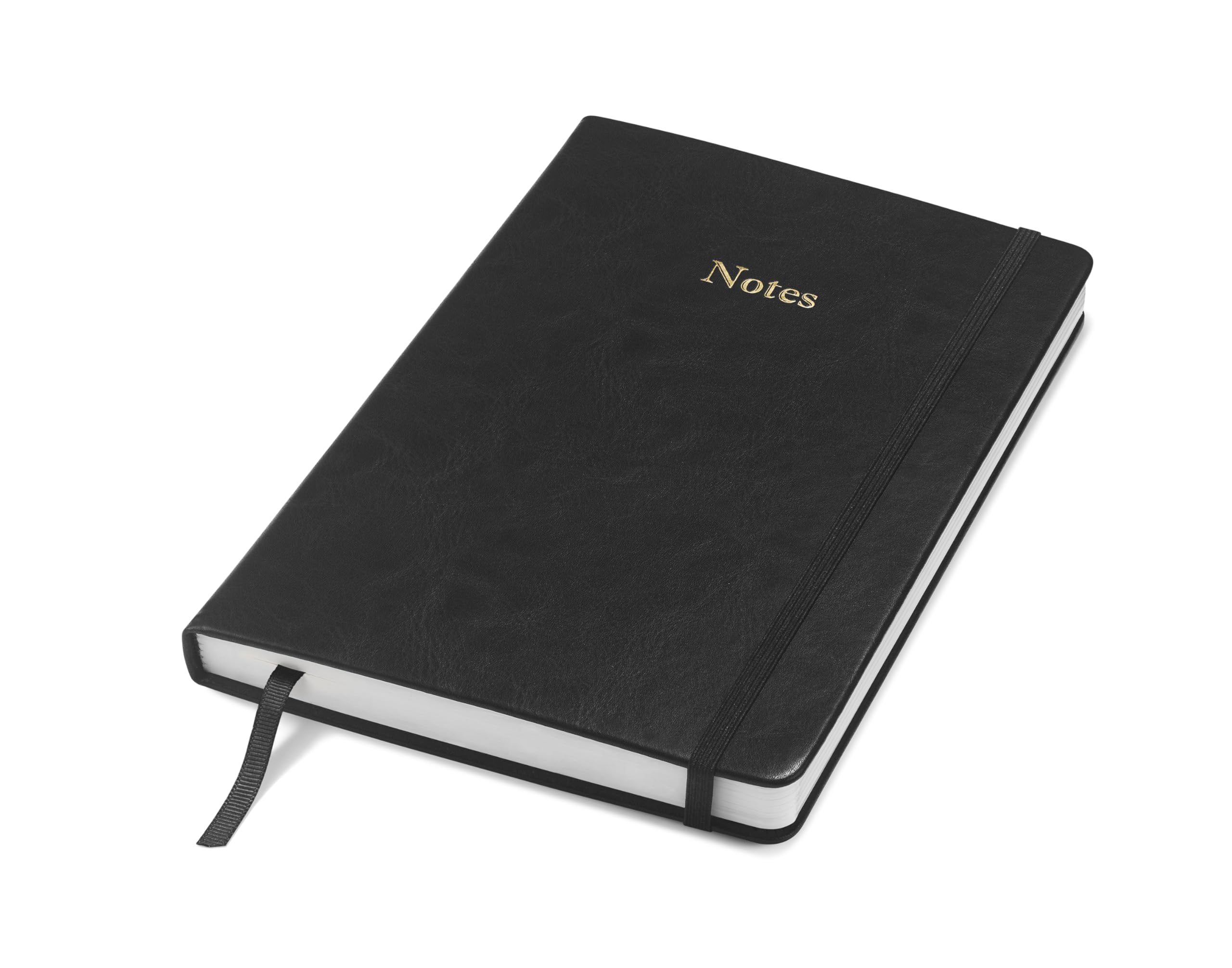Wykeham's Executive Notebook – A5 – Personalisation Available (Black – Lined) — image 1