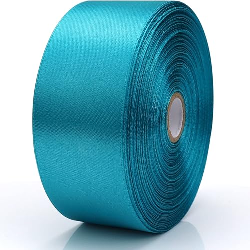 Miniatura 85 de Cinta de oro rosa de 1-1/2 pulgadas, para envolver regalos, 50 yardas, corona de fiesta de boda, costura, accesorios para el cabello, decoración