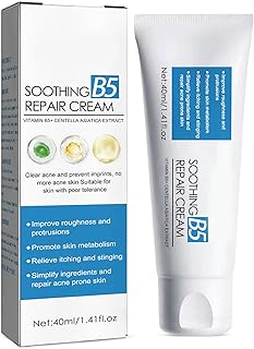 Repair Face Cream,Smoothing Day Cream,Anti Redness Moisturiser Cream,Firming Face Cream For Sensitive Skin,Face Moisturizer For Women & Men,Vitamin B5 Cream For Acne,Brightening & Repair Damage Skin