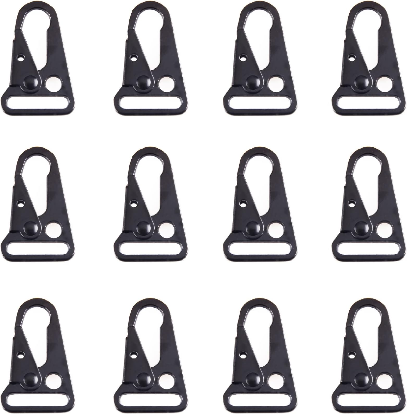 YAPJEB HK Style Sling Snap Hook Enlarged Mouth Clips Tactical Gear for Keyring Hang, Buckle and Paracord