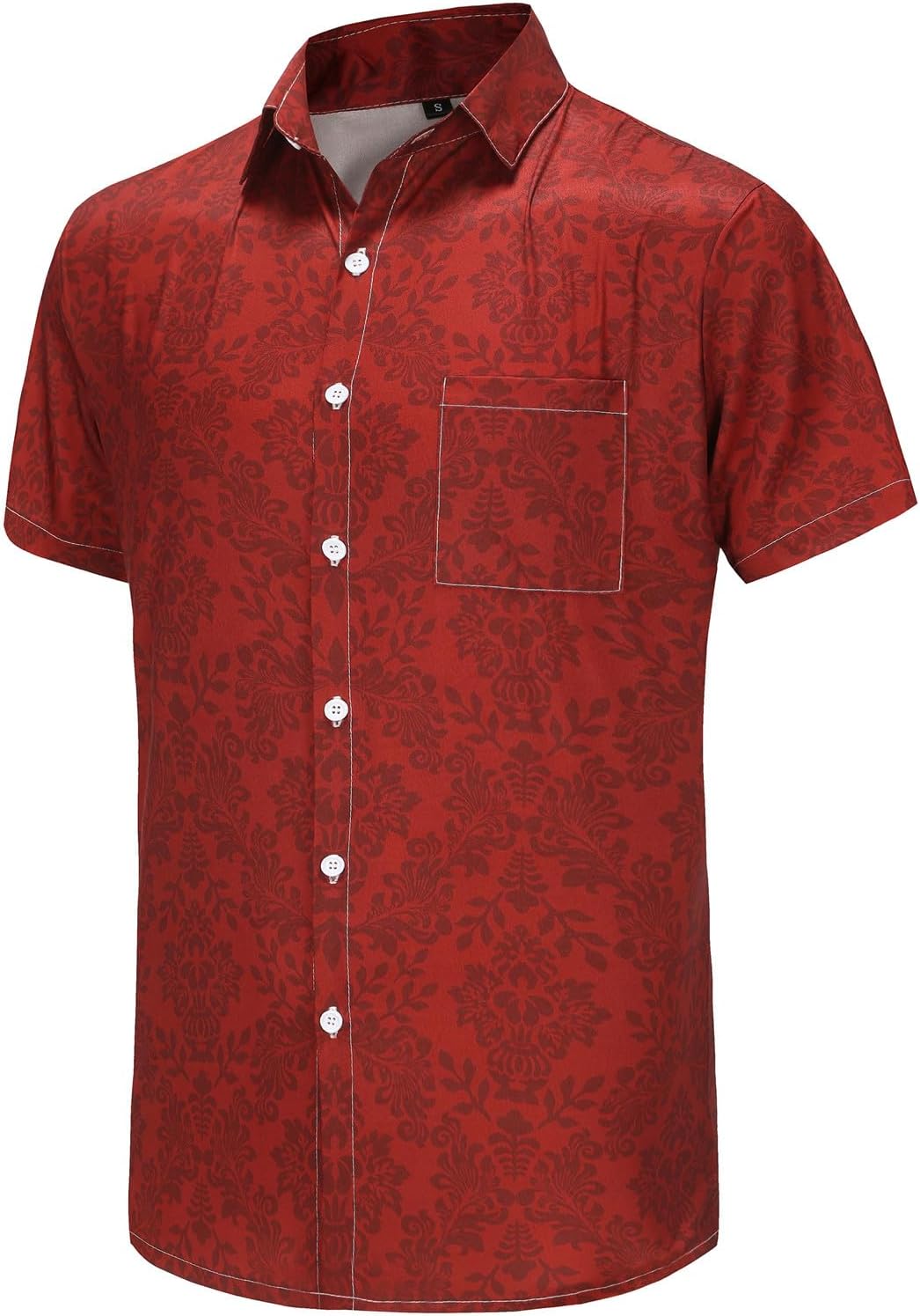 KYKU Funky Hawaiian Shirt for Men Palm Beach Shirts Tropical Vacation Clothes - Image 3