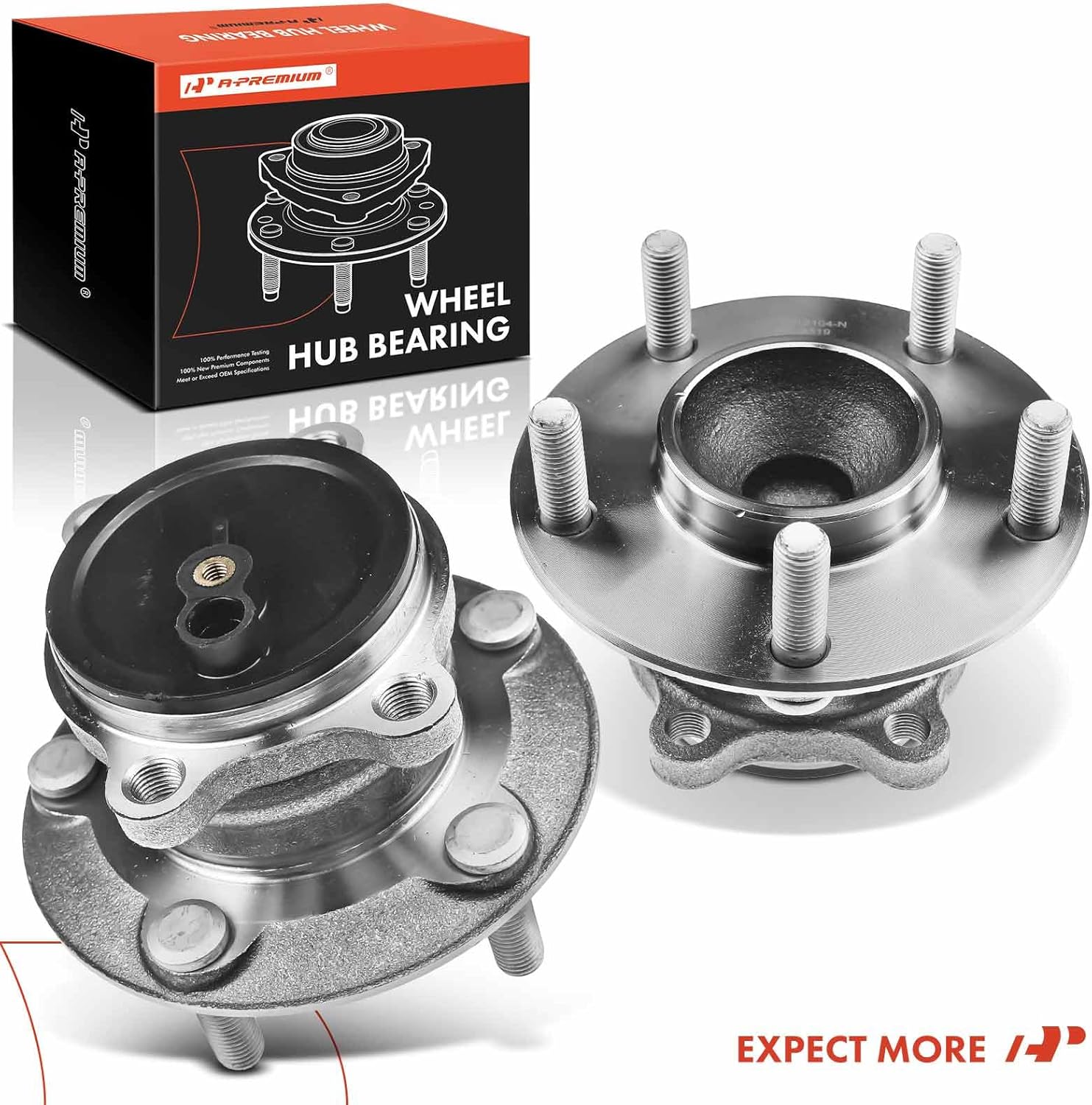 A-Premium 2 x Rear Wheel Bearing and Hub Assembly with 5-Lug Compatible with Mazda CX-5 CX5 2013-2020, 6 2014-2020 - Image 9