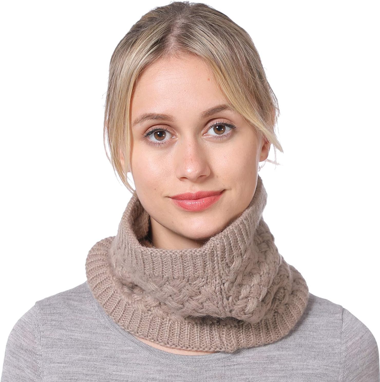 LO SHOKIM Neck Warmer Men Fleece Neck Gaiter Women Scarf Winter Double-layer Thick Circle Loop Infinity Scarf Warm Windproof - Image 2