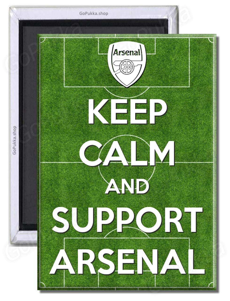 Pukka PrintingKeep Calm And Support Arsenal - Fridge Magnet (Standard: 70x45mm)
